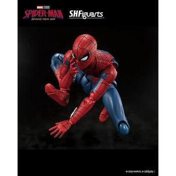 Genuine Bandai Marvel Model Kit SHF Spider-Man Brand New Day Anime Action Figure Collection Finished Model Toys Gifts