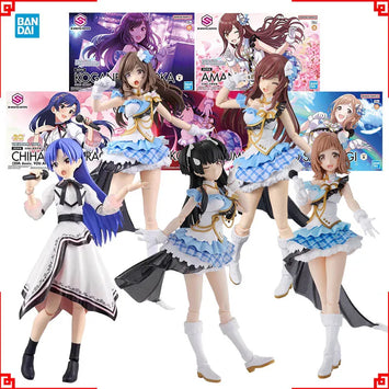 Bandai The Idolm Model Kit 30MS Chihaya Kisaragi Fuyuko Mayuzumi Mano