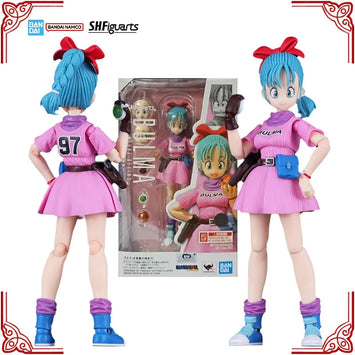 In Stock Genuine Bandai Dragon Ball Model Kit SHF Bulma Adventure Begi