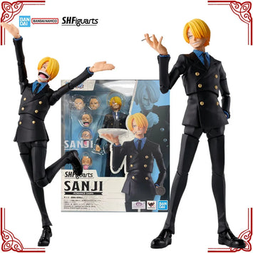 In Stock Genuine Bandai One Piece Model Kit SHF Sanji Romance Dawn Ani