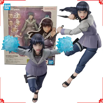 Bandai Naruto Action Figure SHF Hinata Hyuga Virtuous Byakugan Anime F