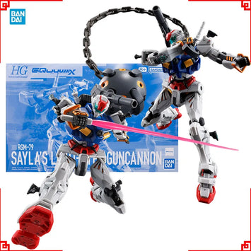 Bandai Gundam Model Kit HG Sayla Light Guncannon Action Figure Gunpla