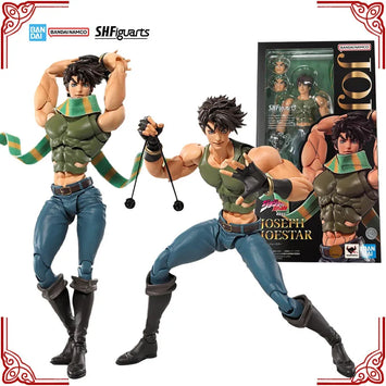 In Stock Genuine Bandai JoJo's Bizarre Adventure Model Kit SHF Joseph