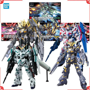Bandai Gundam Model Kit HGUC Armor Unicorn Destroy Unicorn 02 Banshee