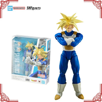 Genuine Bandai Dragon Ball Z Model Kit SHF Super Saiyan Trunks Infinit