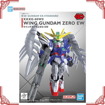 In Stock Genuine Bandai Gundam Model Kit SDEX XXXG-00W0 Wing Gundam Ze