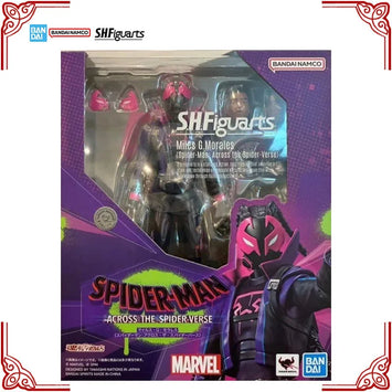 Bandai original Spider Man Across The Spider Verse kit de modelismo SHF Miles