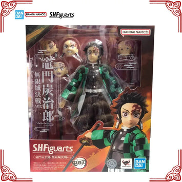 Bandai original Model kit SHF Tanjiro Kamado The Final Battle in The In