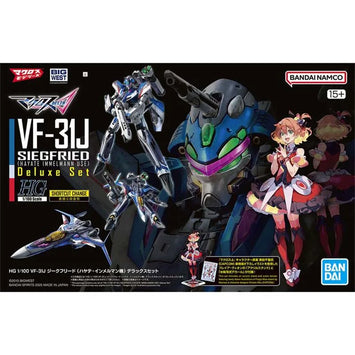 Bandai The Super Dimension Fortress Macross kit de modelismo HG VF-31J Siegfr