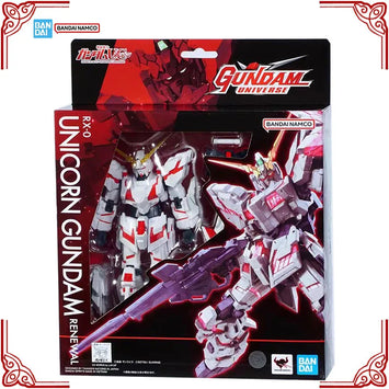 Em estoque Bandai original Gundam Universe Model kit GU RX-0 Unicorn Gund