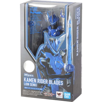 Bandai Kamen Rider figura de anime SHF Masked Rider Blades Lion Senki Act