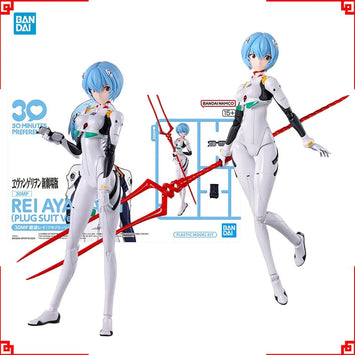 Bandai 30MF EVA Model Kit Rei Ayanami Plug Suit Anime Figures Action F