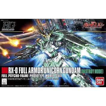 Bandai Gundam Model kit HGUC Armor Unicorn Destroy Unicorn 02 Banshee