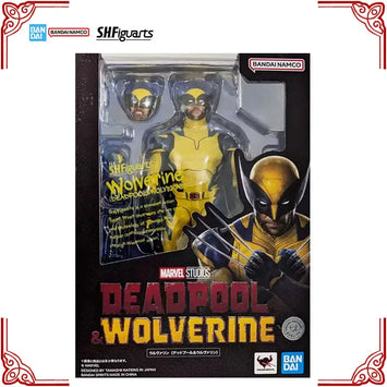 In Stock Bandai original Marvel kit de modelismo SHF Deadpool & Wolverine Anim