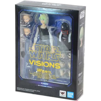 Bandai Star Wars Visions Anime Figure SHF Karre Action Figure Collecti
