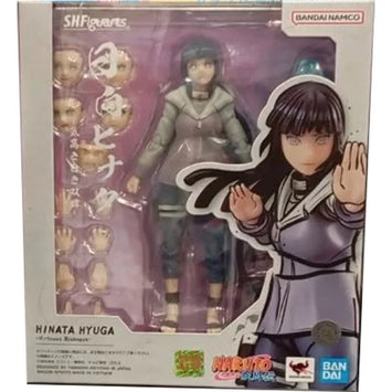Bandai Naruto figura de acción SHF Hinata Hyuga Virtuous Byakugan Anime F