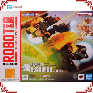Em estoque Bandai original Robot Spirits Model kit NRX-044 Asshimar Ver A