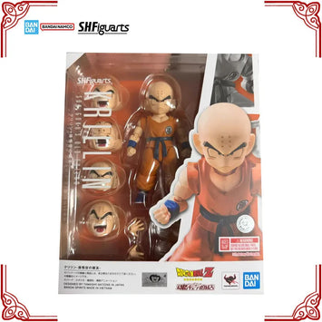In Stock Genuine Bandai Dragon Ball Z Model Kit SHF Krillin Son Goku’s