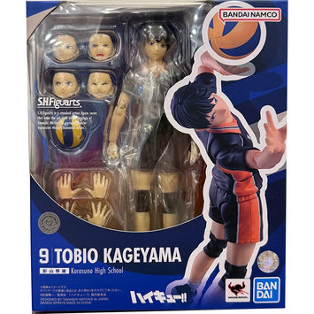 Bandai Haikyuu Action Figure SHF Tobio Kageyama Karasuno High Poseabil