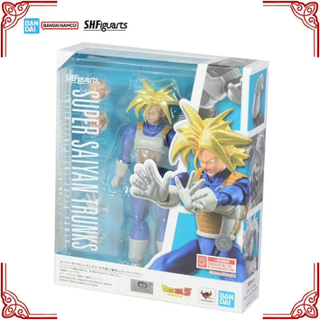 Genuine Bandai Dragon Ball Z Model Kit SHF Super Saiyan Trunks Infinit