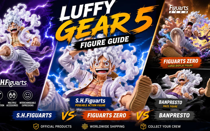 Luffy Gear 5 Figure Guide: S.H.Figuarts vs Figuarts ZERO vs Banpresto