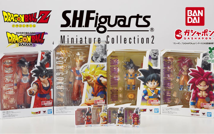 Dragon Ball S.H.Figuarts Miniature Collection 2 – Now Rolling Out to Gashapon® Capsule Machines!