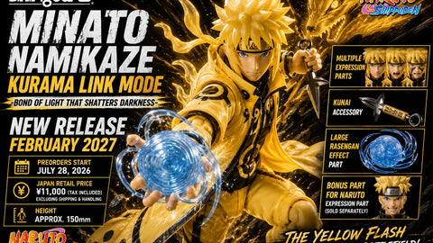 S.H.Figuarts Minato Namikaze Kurama Link Mode: Price, Release Date and Accessories