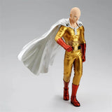Bandai Banpresto Grandista One Punch Man Saitama Metallic Anime Figure PVC Prize Figure Gift For Fans With Original Color Box