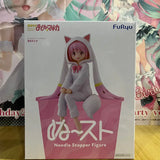 FuRyu Noodle Stopper Kaname Madoka Puella Magi Madoka Magica Kyubey Hoodie Anime Figure Prize Figure Toy Original Color Box