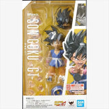 Bandai Dragon Ball GT Action Figure SHF Super Saiyan 4 Goku Vegeta Pan Super 17 Trunks GT High Poseability Anime Figures Toys