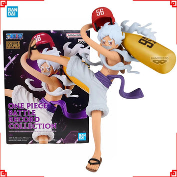 Bandai Banpresto Battle Record Collection One Piece Luffy Gear 5 Baseball Anime Figure Prize Figure With Original Color Box