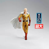 Bandai Banpresto Grandista One Punch Man Saitama Metallic Anime Figure PVC Prize Figure Gift For Fans With Original Color Box