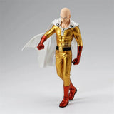 Bandai Banpresto Grandista One Punch Man Saitama Metallic Anime Figure PVC Prize Figure Gift For Fans With Original Color Box