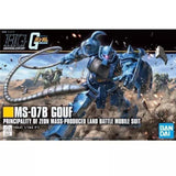 Bandai Gundam Model Kit HGUC Gyan Gouf RX-78-2 Guncannon Action Figure Gunpla Building Kit Gundam Collectibles Anime Figures Toy