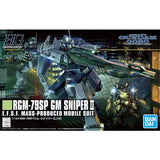 Bandai Gundam Model Kit HGUC GM C Sniper 2 GM Command Striker Action Figure Gunpla Building Kit Anime Figures Toys For Boys Gift