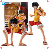 Bandai One Piece Anime Figure SHF Luffy Marineford War Action Figures High Poseability Collectibles Model Toys Gifts For Men