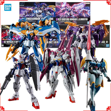 Bandai Gundam Model Kit HG Burn Lapius Leo R Geminass 01 Aesculapius LO Booster Anime Figure Gunpla Action Figures Toys