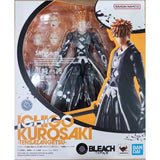 Bandai Bleach Anime Figure SHF Kurosaki Ichigo Renji Abarai Byakuya Kuchiki Toushiro Hitsugaya Action Figures Toys Boys Gift