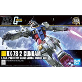 Bandai Gundam Model Kit HGUC Gyan Gouf RX-78-2 Guncannon Action Figure Gunpla Building Kit Gundam Collectibles Anime Figures Toy