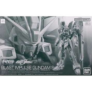 Bandai Gundam Model Kit RG Blast Impulse Spec 2 Anime Figure Gunpla Building Kit Collectibles Action Figures Toys For Fans Gift