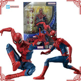 Genuine Bandai Marvel Model Kit SHF Spider-Man Brand New Day Anime Action Figure Collection Finished Model Toys Gifts