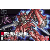 Bandai Gundam Model Kit HGUC Sinanju Efreet Schneid Geara Doga JAGD DOGA Gelgoog Action Figure Gunpla Building Anime Figures Toy