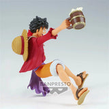 Bandai One Piece Monkey D. Luffy Everyone's Banquet Anime Figure PVC Prize Figure Toy Gift For Fans With Original Color Box