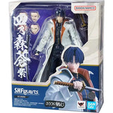Bandai Rurouni Kenshin Anime Figure SHF Himura Kenshin Saito Hajime Shinomori aoshi Action Figure High Poseability Toys Gift