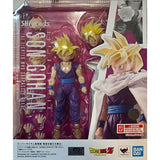 Bandai Authentic Dragon Ball Action Figure SHF Super Saiyan Gohan Goku Full Trunks Vegeta Cell Yamcha Krillin Anime Figures Toys