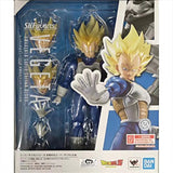 Bandai Authentic Dragon Ball Action Figure SHF Super Saiyan Gohan Goku Full Trunks Vegeta Cell Yamcha Krillin Anime Figures Toys