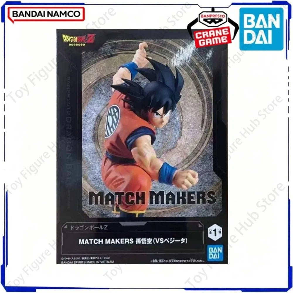 BANDAI Banpresto Oficial Genuine in Stock Figures Goku Match Makers Figure VS Vegeta Dragon Ball Z Anime Model Toy Festival Gift