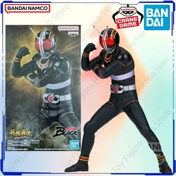 BANDAI Banpresto Oficial Genuine in Stock Figures Hero's Brave Statue Kamen Rider Black RX Anime Model Toy Festival Gifts