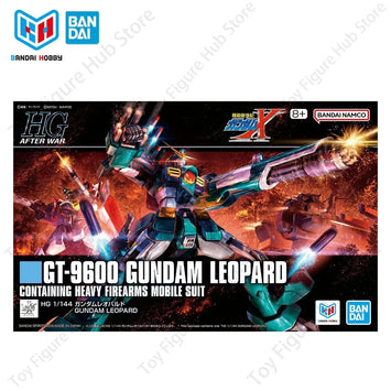 BANDAI Oficial Genuine in Stock Gundam Model Kit Figures HG 1/144 GT-9600 LEOPARD HEAVY FIREARMS MOBILE SUIT Action Anime Toy