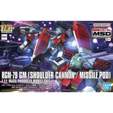 Bandai Gundam Model Kit HG GM Shoulder Cannon RX-78-2 Origin Zaku 2 Red Comet Action Figure Gunpla Building Kit Anime Figures